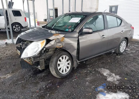 2012 Nissan Versa 1.6 Sv z USA, uszkodzony, nr VIN 3N1CN7AP0CL829079